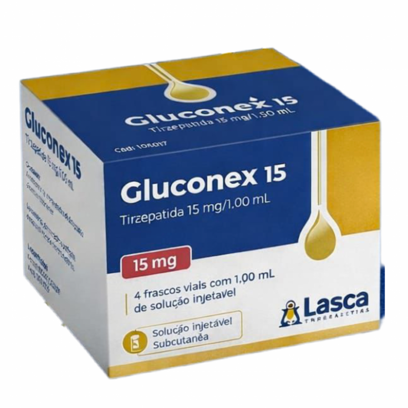 Gluconex 15 caixa com 4 ampolas